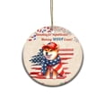 thumbnail image 1 of Republican Shiba Inu Making Woof Count Election 2024 Ceramic Round Ornament Shibas Dog Lovers Gifts Idea Home Tree Decor - 01002, 1 of 5
