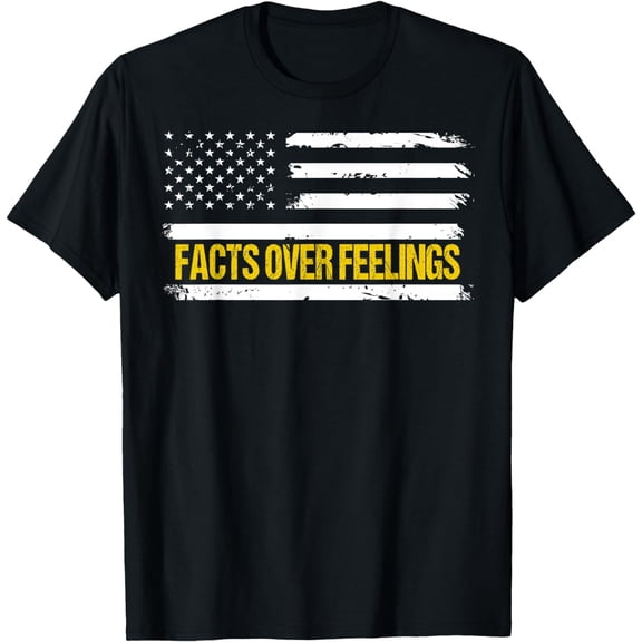 Republican T-Shirt Facts Over Feelings For Conservatives T-Shirt