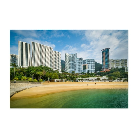 Repulse Bay Skyscrapers - Hong Kong Hong Kong Photography Unframed Wall Art Print 20 x 30 inches