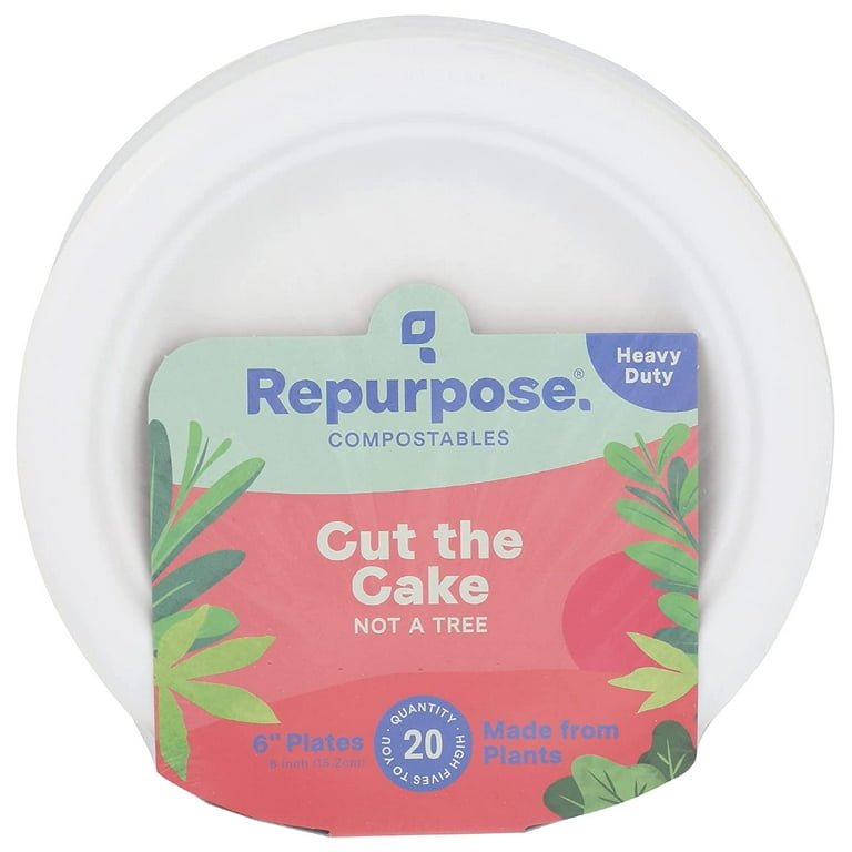 Repurpose Compostable 6 inch Paper Plates - Paper Products