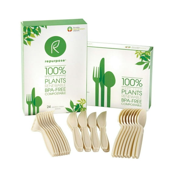 Repurpose Assorted Cutlery 24 Pc (Pack Of 20)