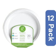 Repurpose Everyday 9 in Plates 20 Pc Pack Of 12
