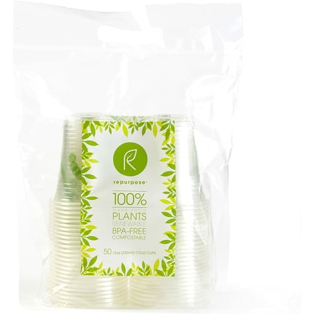Repurpose - Plant Based Cold Cups 12 oz. - 50 Count (PACK OF 1)