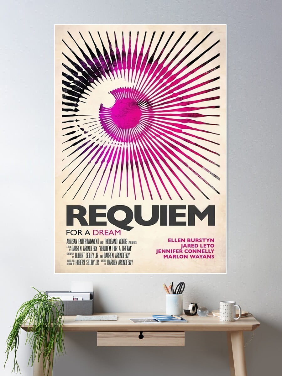 Requiem For A Dream Poster Wall Art, Modern Wall Decor For Living Room ...