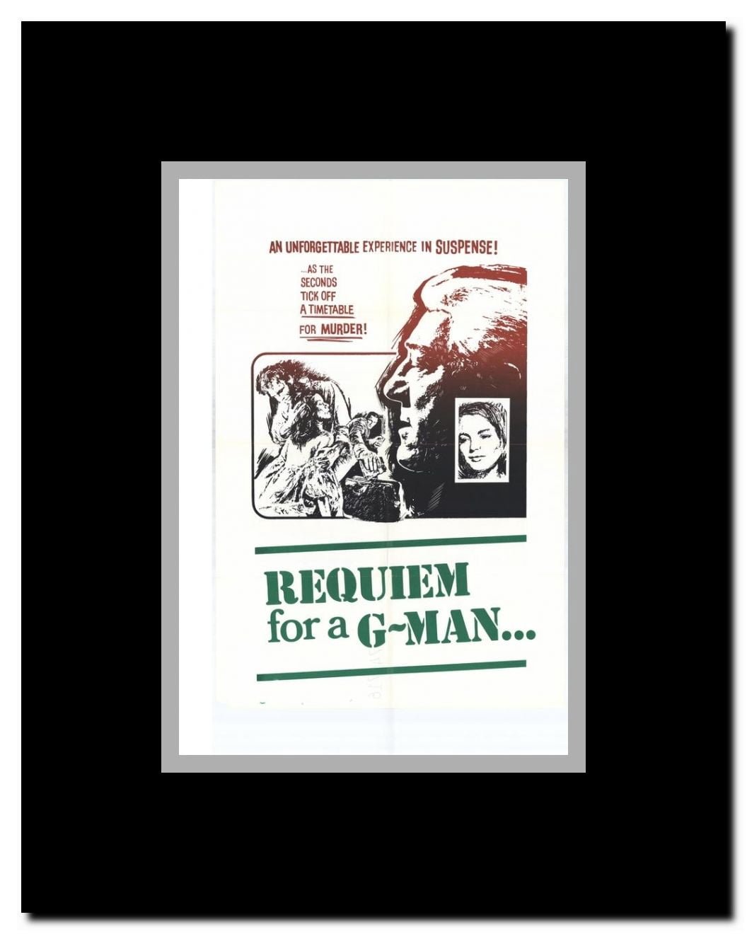Requiem For a G-Man Framed Movie Poster