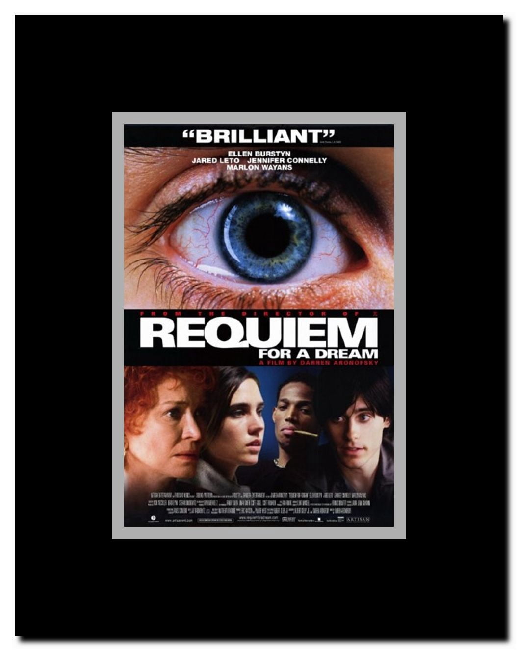 Requiem for a Dream Framed Movie Poster