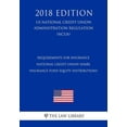 thumbnail image 1 of Requirements for Insurance - National Credit Union Share Insurance Fund Equity Distributions (US National Credit Union Administration Regulation) (NCUA) (2018 Edition) (Paperback), 1 of 1