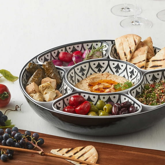 RereBuy Melamine 7-Piece 14.9" Table Top Lazy Susan for Kitchen