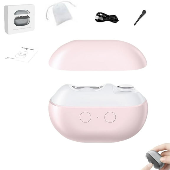 Rerocky Easy Clip, Rerocky Electric Nail Clipper, 2 in 1 Nail Clipper Electric with Led Light, Smart Nail Clippers for Trimming, for Extra Hard/Thick Hands Feet Nails