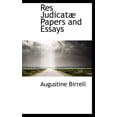 thumbnail image 1 of Res Judicat Papers and Essays (Hardcover), 1 of 1