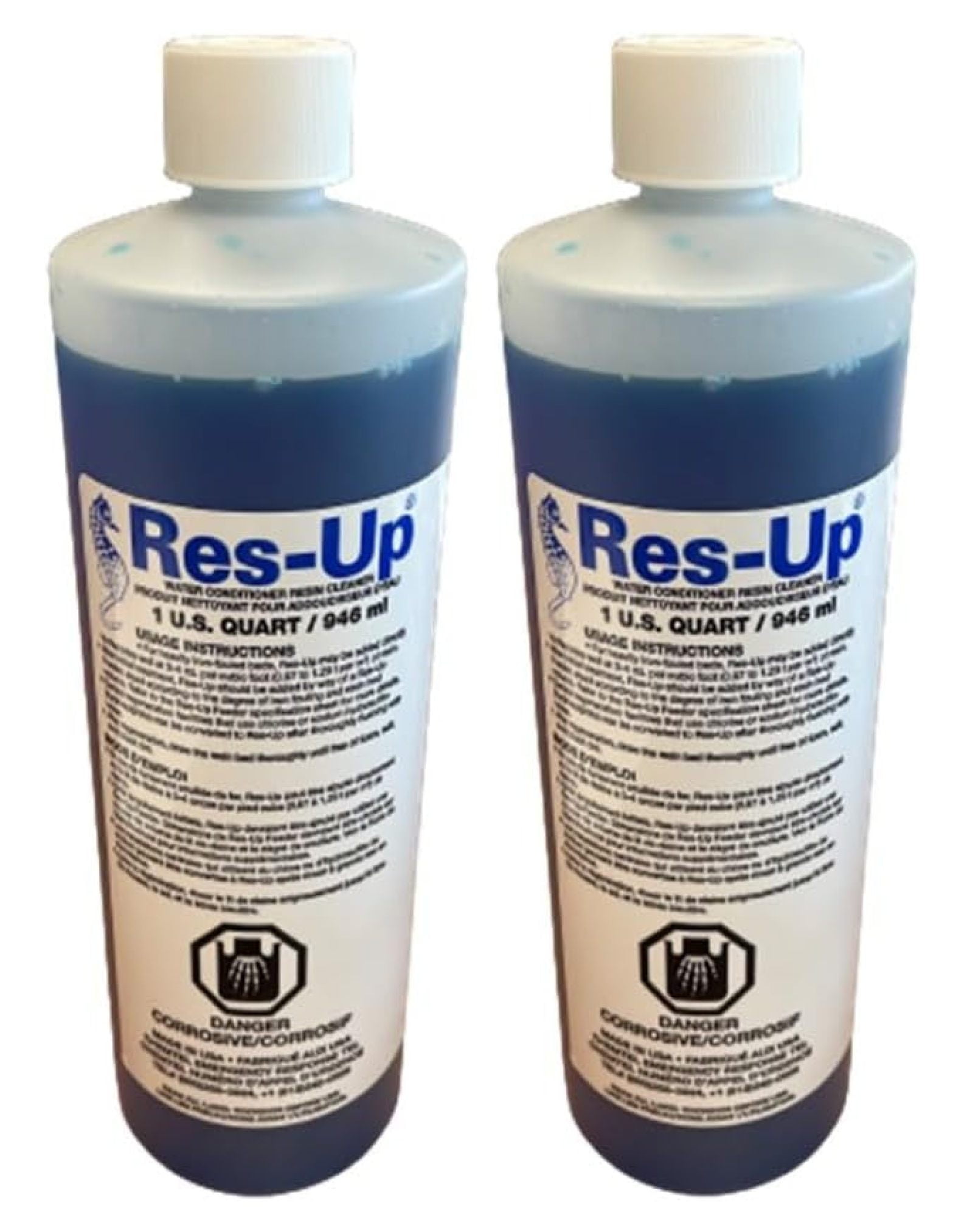 Res-Up Water Softener Cleaner, Liquid Treatment for Resin and Rust ...