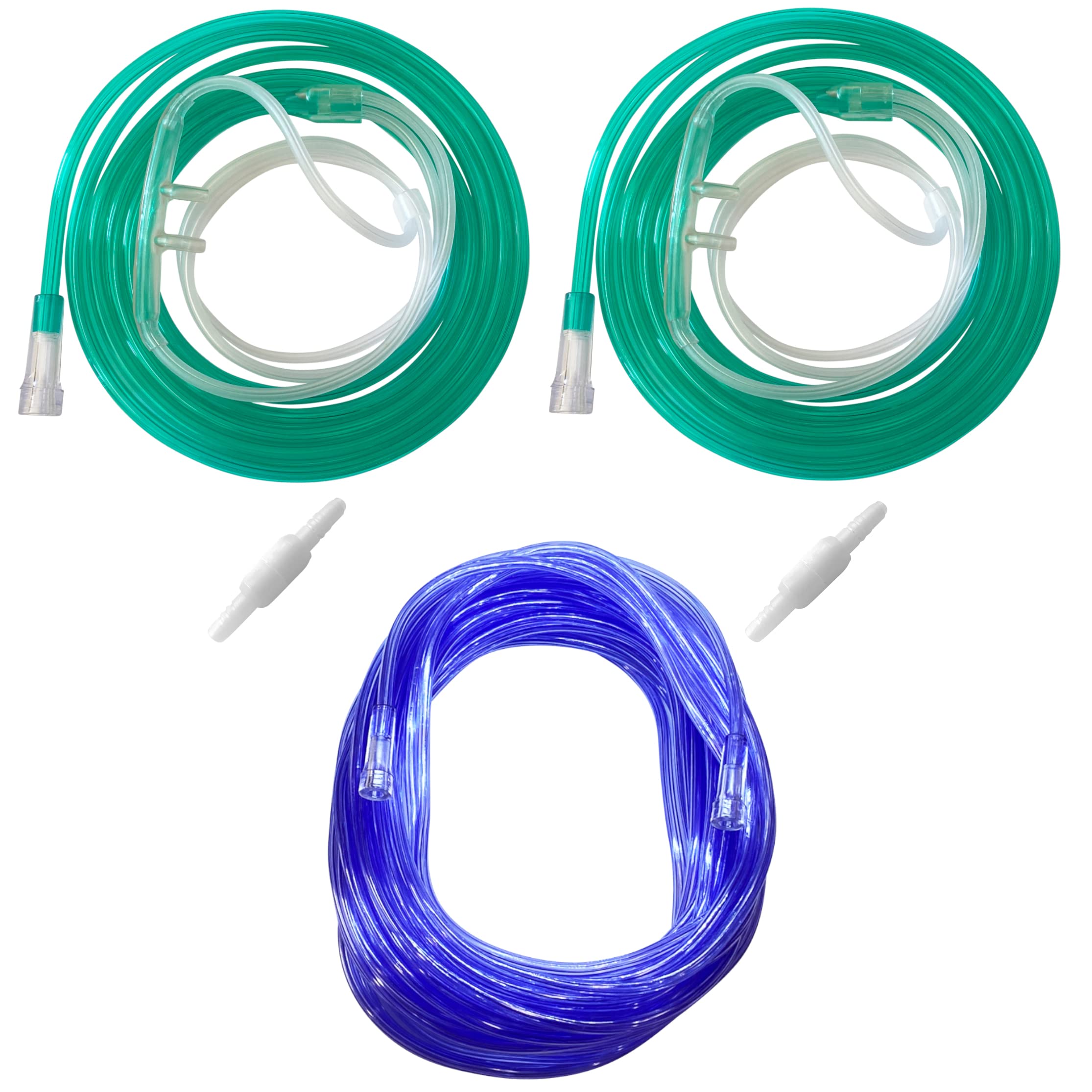 ResOne 5pc 50+7' Adult High Flow Soft Oxygen Tubing Replacement Kit
