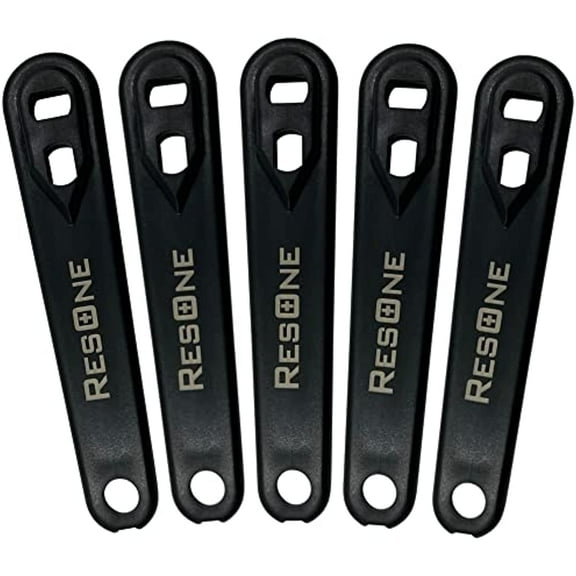 ResOne, Black Plastic Oxygen Cylinder E Wrench 5 Piece