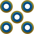 thumbnail image 1 of ResOne Premium Blue Viton Oxygen Regulator Yoke Washer Seals 5-Pack, 1 of 2