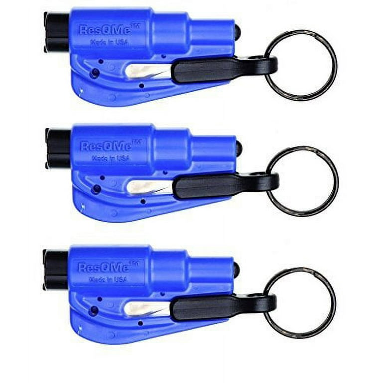 ResQMe Original Keychain Car Escape Tool Pack of 3 Blue