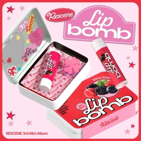 Rescene - Lip Bomb - QR Card - Lip Balm Version - incl. Tin Case