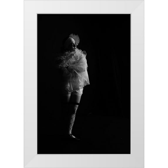Resch, Iris 17x24 White Modern Wood Framed Museum Art Print Titled - Alone...