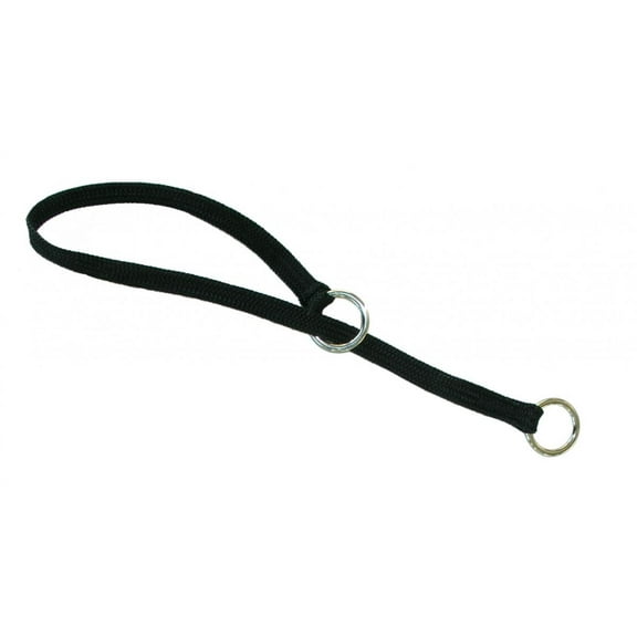 Resco American-Made Braided Choke Collar for Dogs, 12", Black
