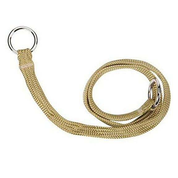 Resco American-Made Braided Choke Collar for Dogs, 12", Fawn