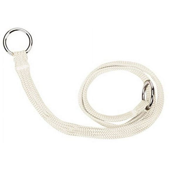 Resco American-Made Braided Choke Collar for Dogs, 16", White
