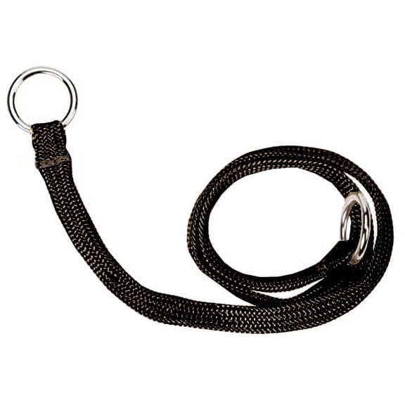 Resco Braided Choke Dog Collar, Brown, 20"