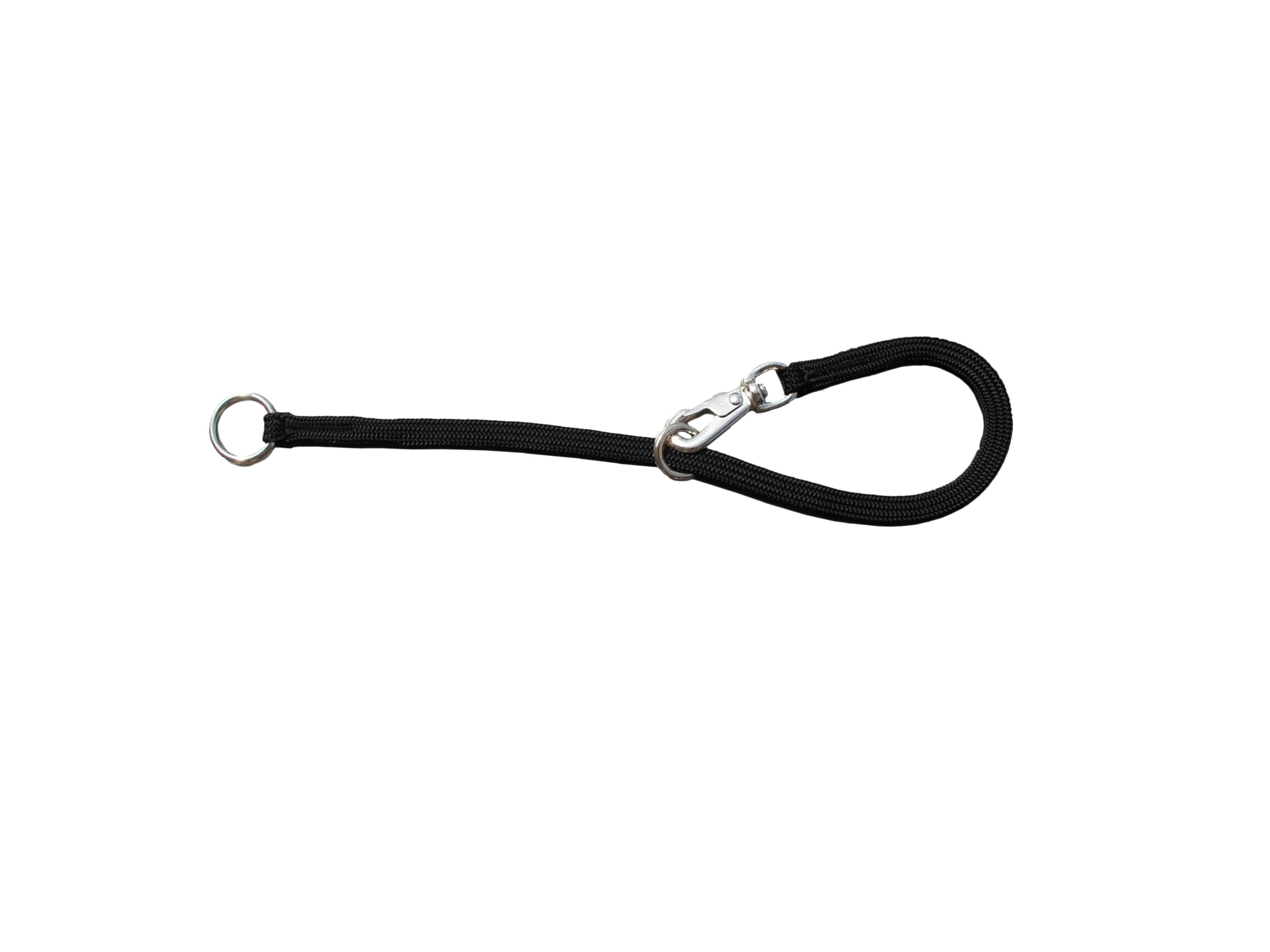 Resco AmericanMade Braided Snap Choke Collar for Dogs, 14", Black