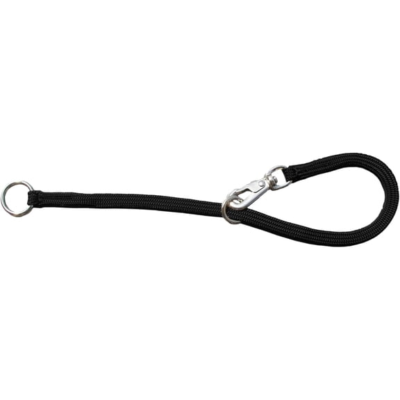 Resco Braided Nylon Snap Dog Training Collar, 14 in, Black