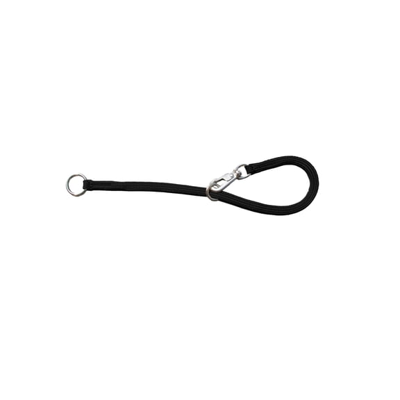 Resco American-Made Braided Snap Choke Collar for Dogs, 18", Black