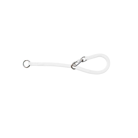 Resco American-Made Braided Snap Choke Collar for Dogs, 22", White
