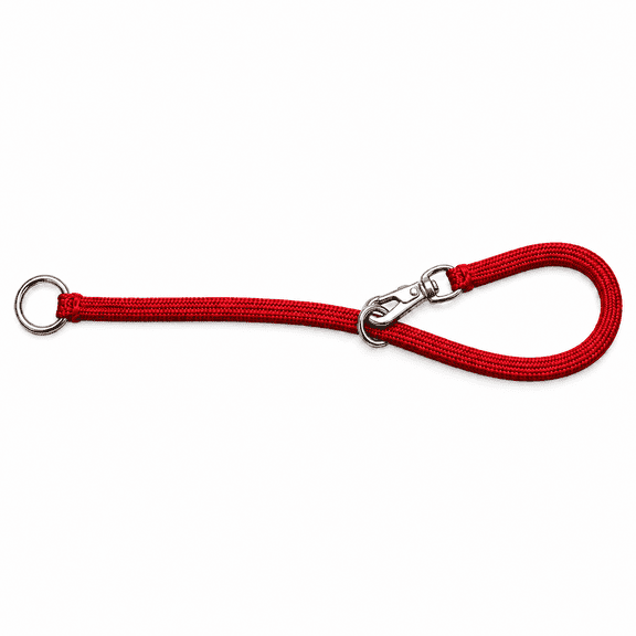 Resco Braided Nylon Snap Choke Dog Training Collar, 18 in, Red