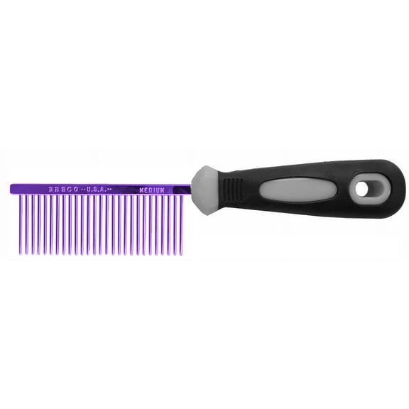 Resco Professional Anti-Static Comb for Pets, Medium, Candy Purple