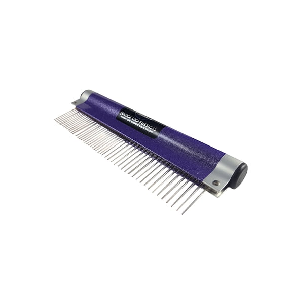 Resco Professional Combination Comb, Wrap Series, Sparkle Purple