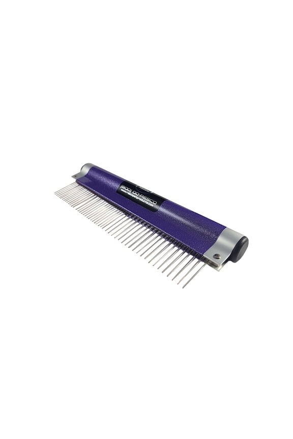 Professional Combination Comb, Wrap Series, Sparkle Purple