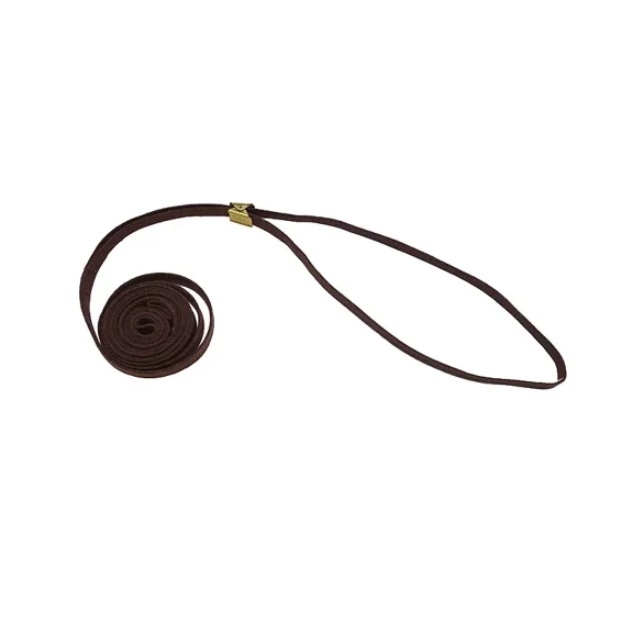 Resco Professional Cordo-Hyde Dog Show Lead, 3/8 by 62", Mahogany