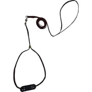 Resco Professional Cordo-Hyde Spinner Show Dog Lead with Built in Swivel and Neck Pad, 3/8-Inch Wide by 56-Inch Long, Mahogany