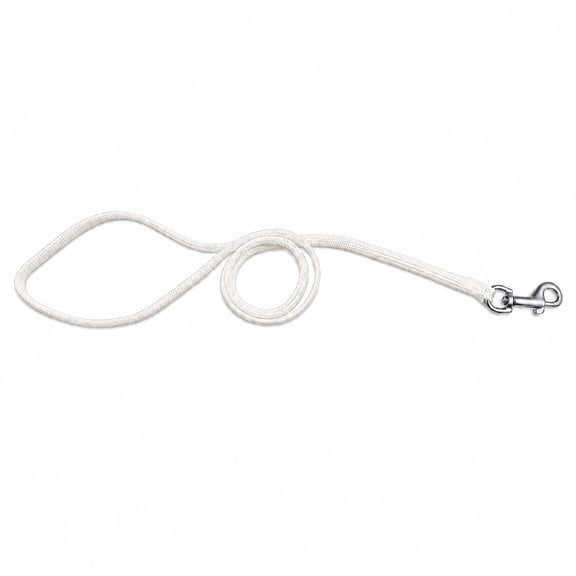 Resco USA-Made Nylon Snap Lead, 48", White
