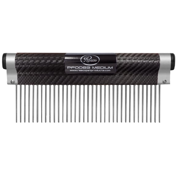 Resco Ergonomic Design Pet Grooming Brush for Pets, Black