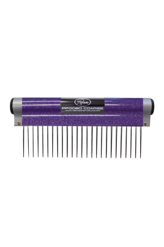 Wrap Comb, Sparkle Purple, Coarse, 1.5" Pins