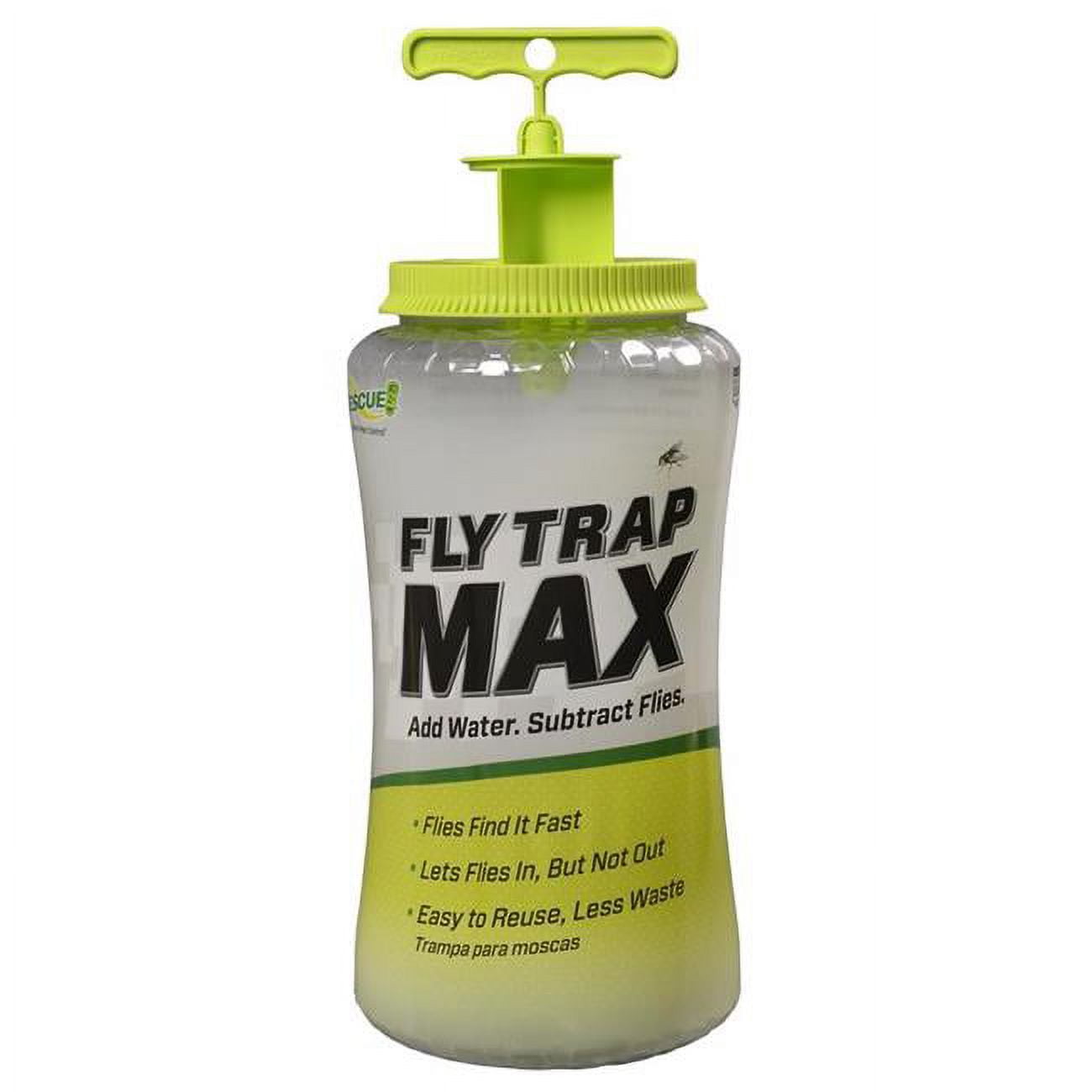 RESCUE! Fly Trap Max – Extra Large Reusable Outdoor Fly Trap
