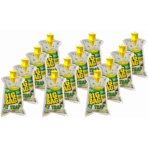 Rescue BFTD-DB12 Disposable Big Bag Fly Trap 12 Traps
