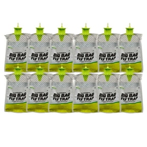 Rescue Big Bag Fly Trap, 12 ct