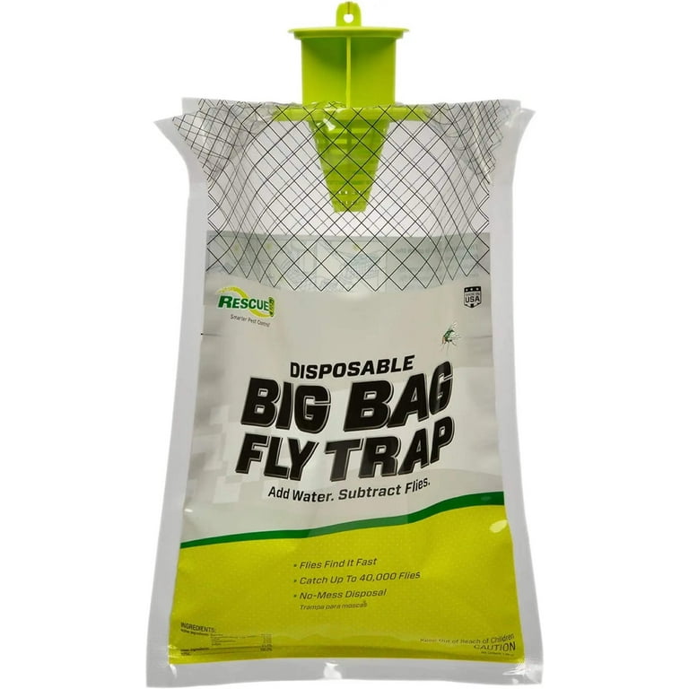 Rescue! Big Bag Fly Trap Disposable 