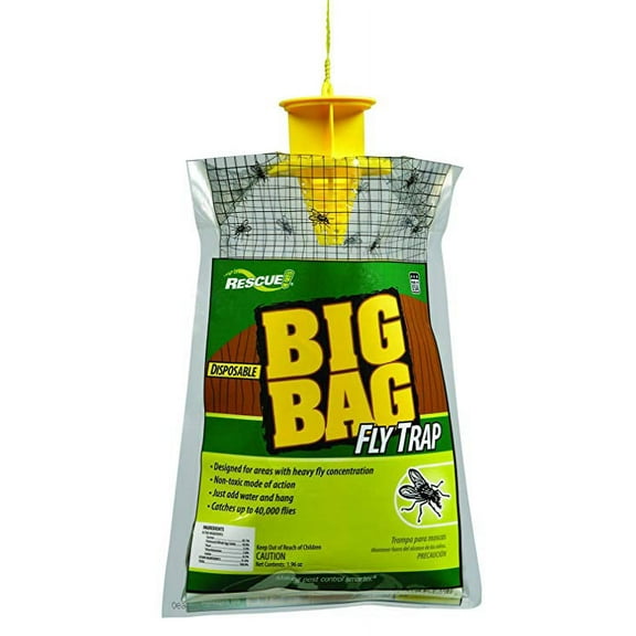 Rescue Big Bag Outdoor Fly Trap, 1 Trap