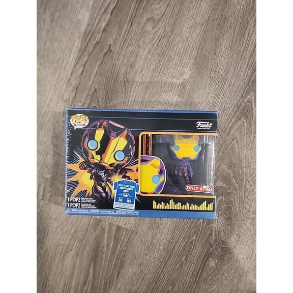 Funko Pop Iron Man Rescue Tee sz XXL Exclusive Shirt Armor Marvel Infinity Saga