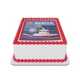 thumbnail image 1 of Rescue Boat Edible Icing Sheet cake topper for 1/4 Sheet cake or larger, 1 of 2