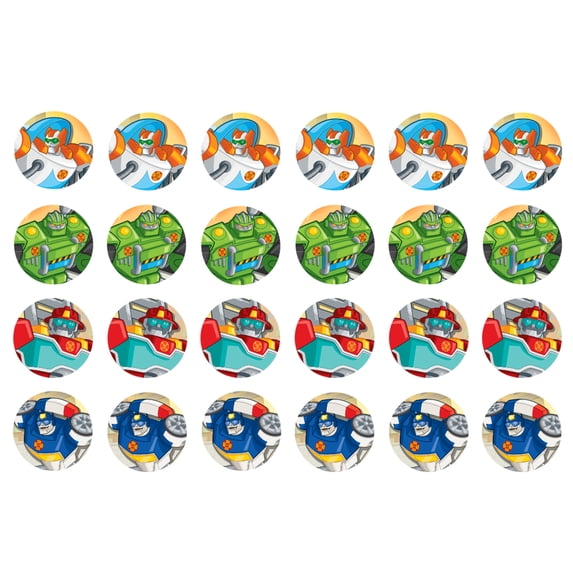 Rescue Bots ~ Cupcake Topper ~ Edible Frosting Image ABPID14808