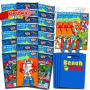 Rescue Bots Mini Party Favors Set for Kids - Bundle with 24 Mini Rescue Bots Grab n Go Play Packs with Coloring Pages, Stickers, More (Rescue Bots Birthday Party Supplies)