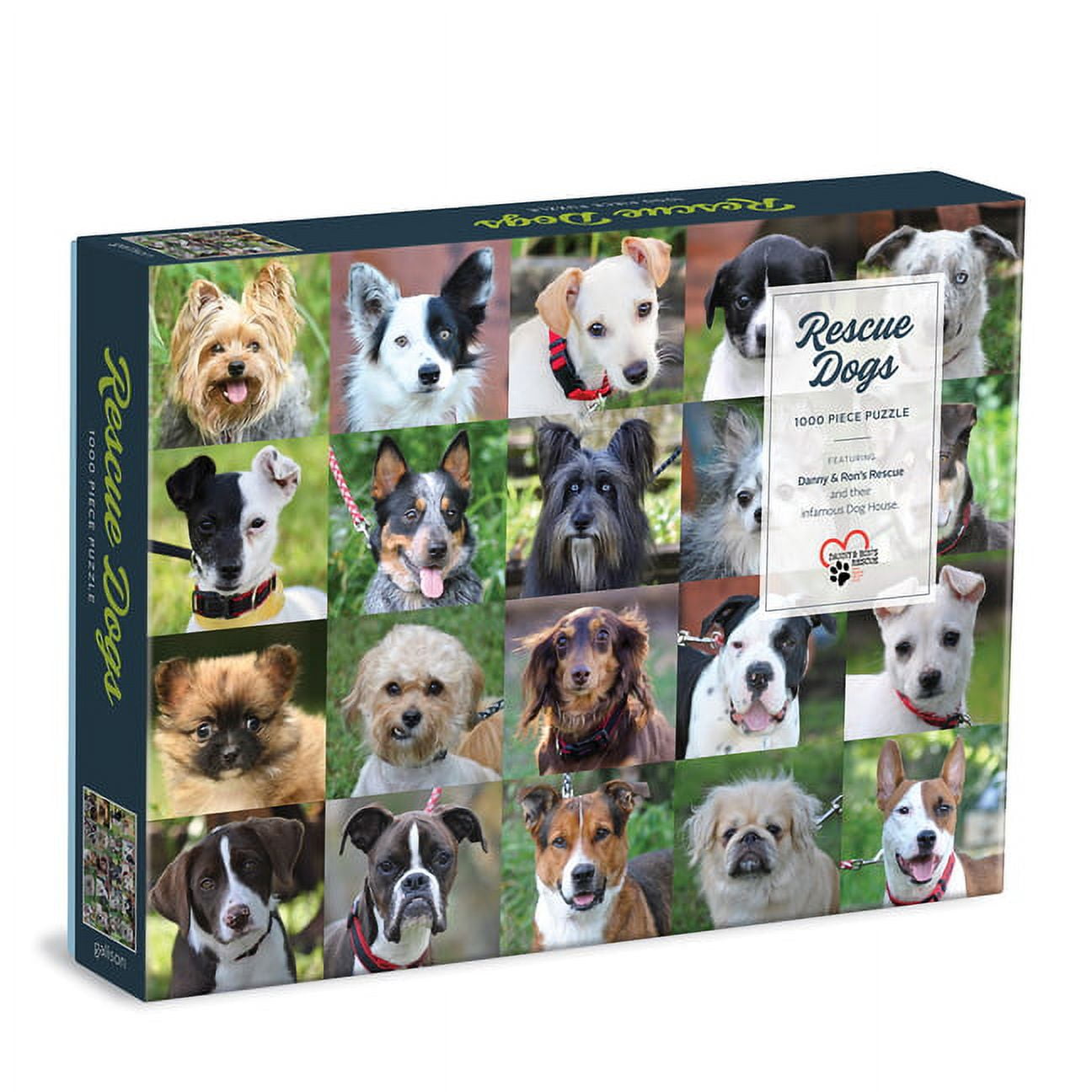 PUZZLE 1000 RESCUE DOGS