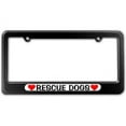 thumbnail image 1 of Rescue Dogs Love with Hearts License Plate Frame, 1 of 1