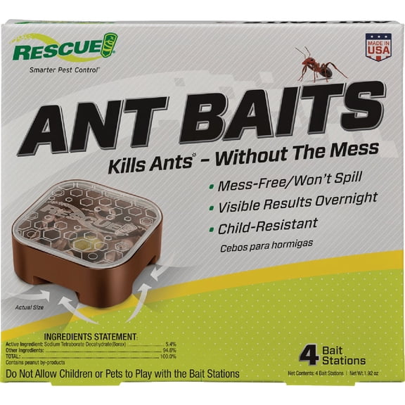 Rescue Dual-Bait Ant Bait Station - Pack of 2
